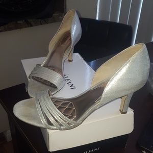 Silver Alfani heels